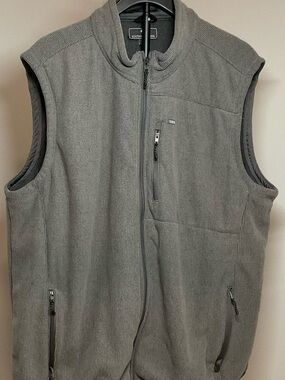 Southern Shirt - Men's Grey Zip-Front Fleece Vest